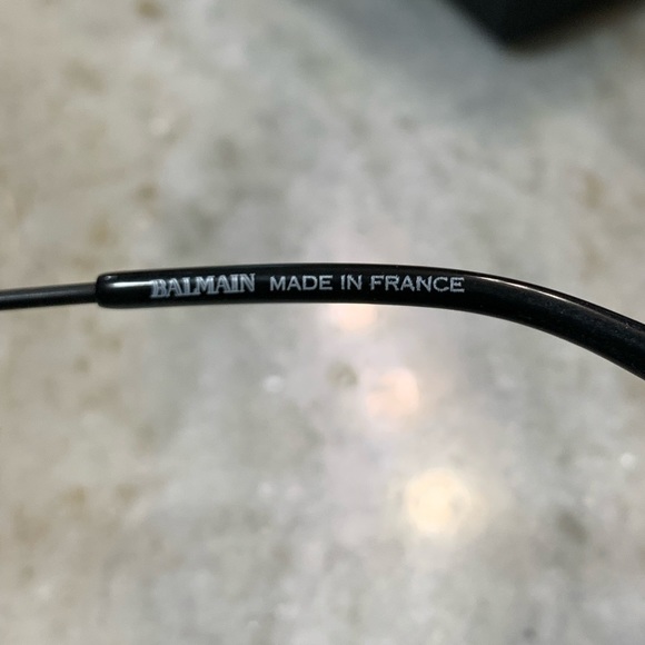 Balmain Upper Brow Bar Sunglasses BL2521 56mm 100% authentic - Picture 8 of 12